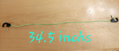 3D Printed SCROG Clips Kit – 40 Black Clips + 20 Blue or Green Bungee Cords